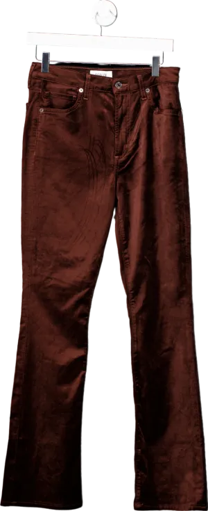 AGOLDE Chocolate Milk Nico Boot High Rise Boot Jeans UK 26