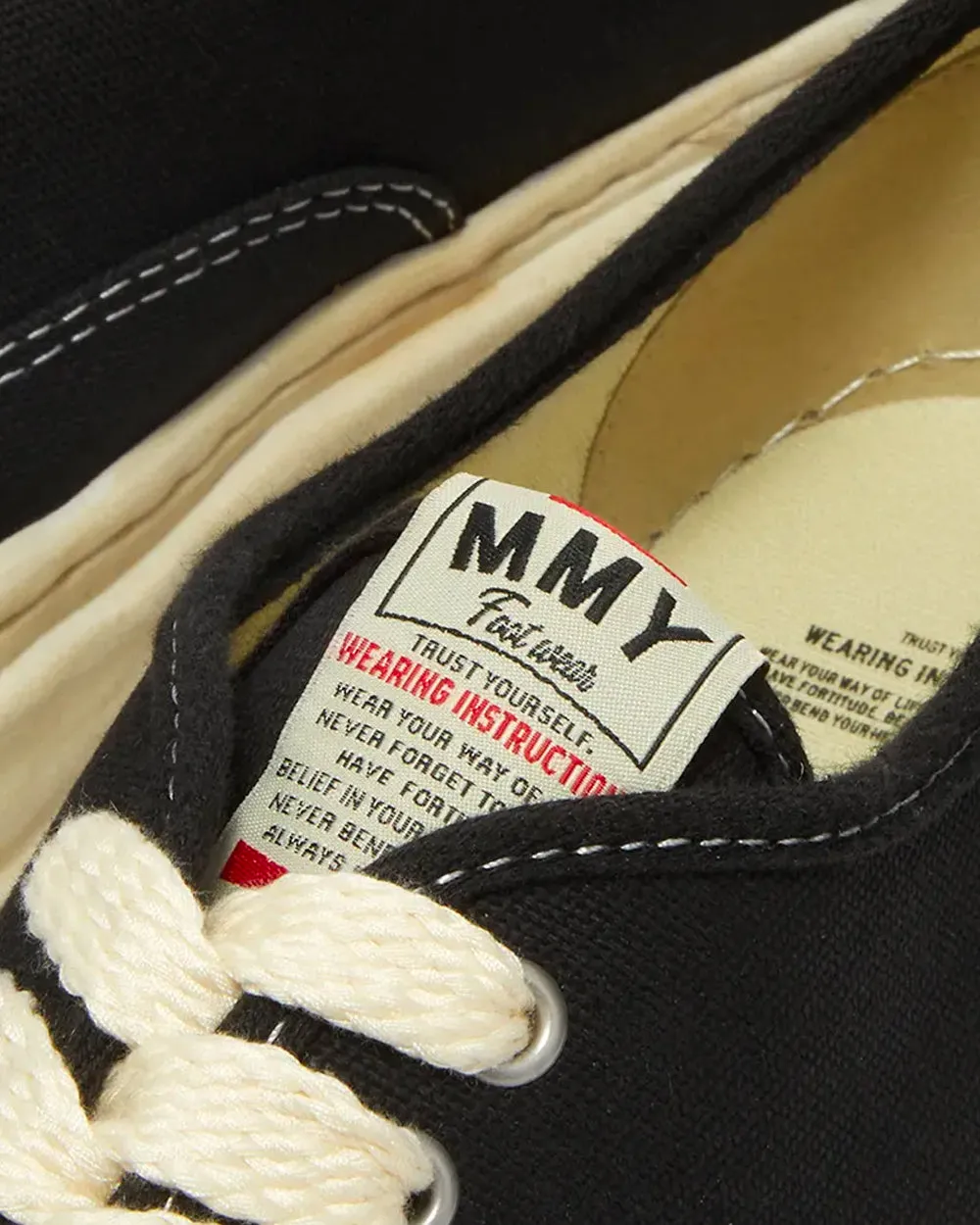 Baker Original Canvas Black Low Top Sneakers