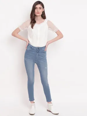 Blue High Slim Fit Jeans