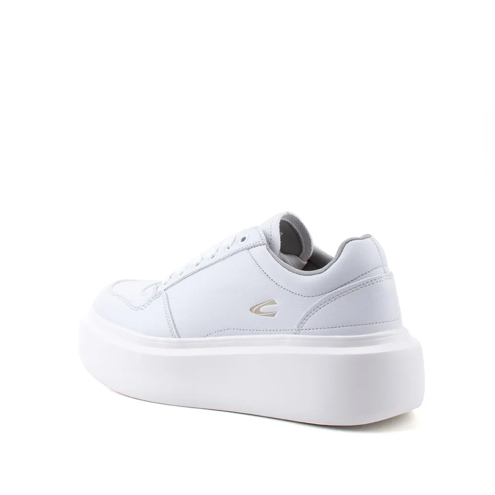 camel active Women Court-Sneakers  with slip-on comfort Panel Design Ladies Eurica -762301-YX01SV-0-WHITE