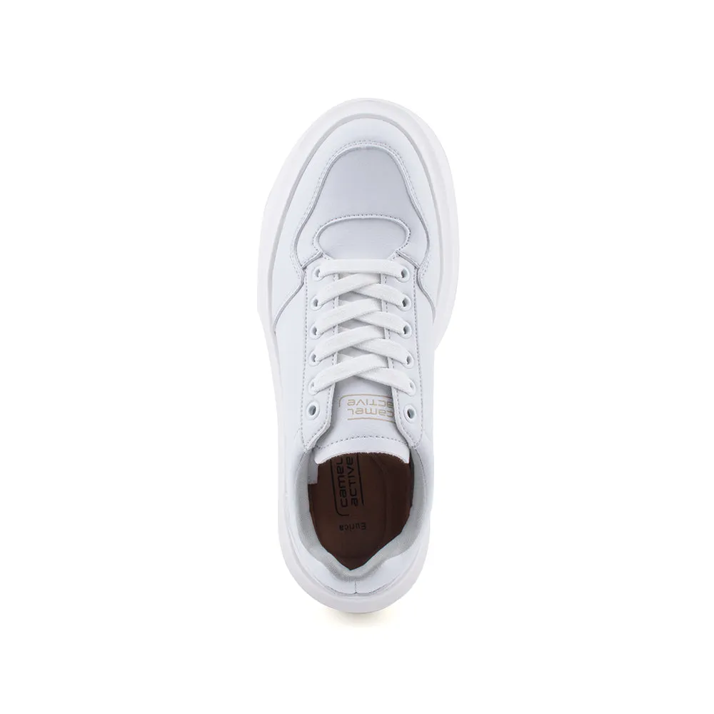 camel active Women Court-Sneakers  with slip-on comfort Panel Design Ladies Eurica -762301-YX01SV-0-WHITE