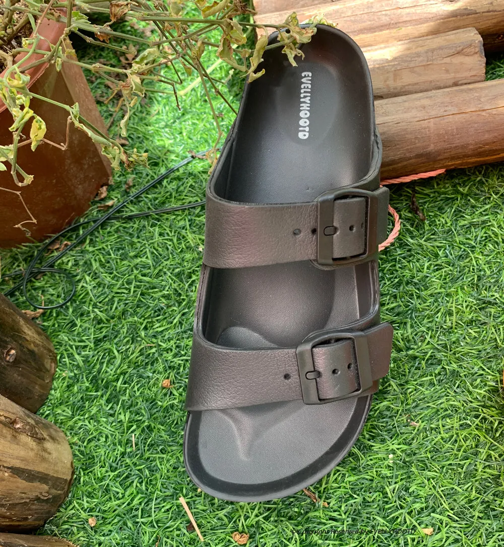 Colin Platform | EVA Double Buckle Lightweight Beach Slides