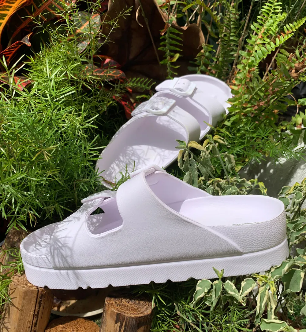 Colin Platform | EVA Double Buckle Lightweight Beach Slides