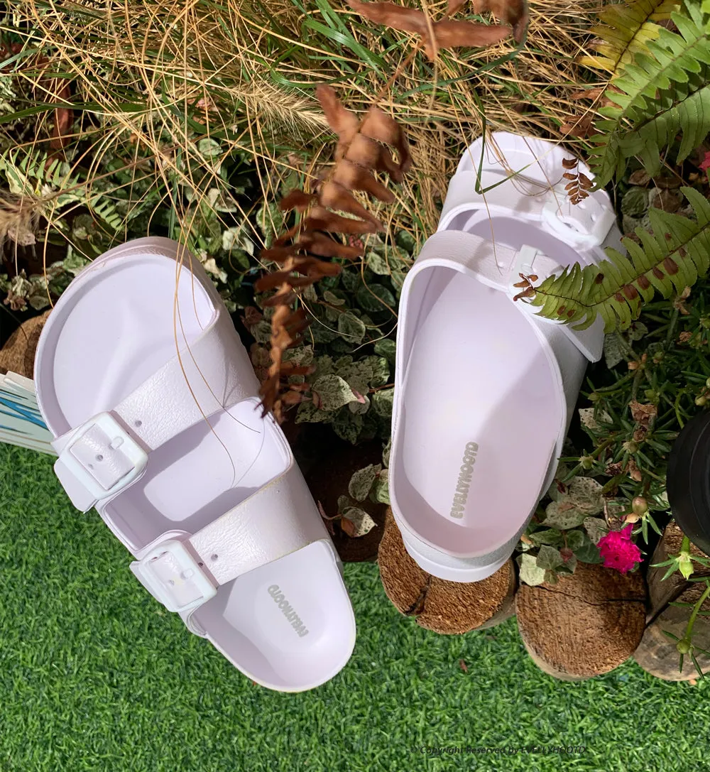 Colin Platform | EVA Double Buckle Lightweight Beach Slides
