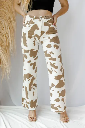 cow print pants
