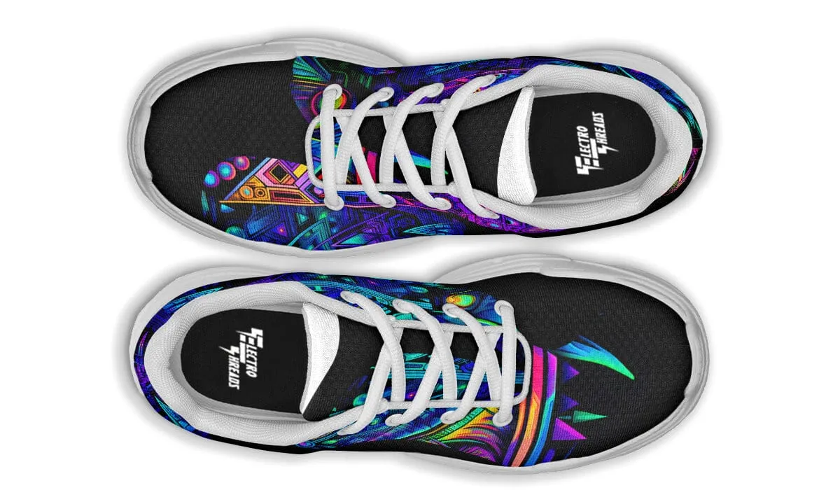 Cyber Cyan Chunky Shoes