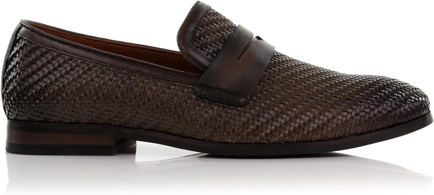 Ferro Aldo Sidney MFA19371 Mens Casual Classic Penny Loafer Dress Shoes