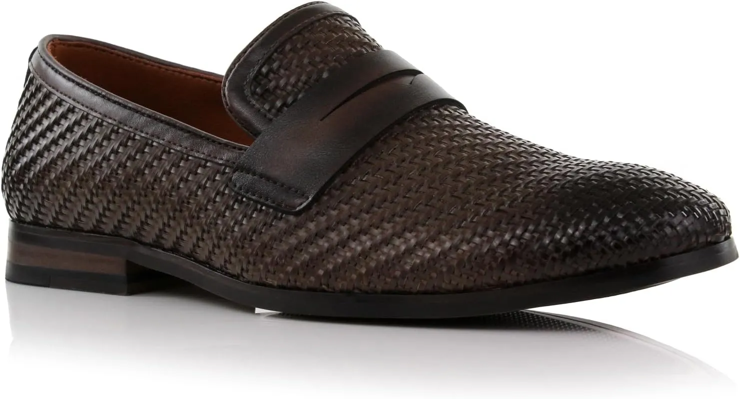 Ferro Aldo Sidney MFA19371 Mens Casual Classic Penny Loafer Dress Shoes