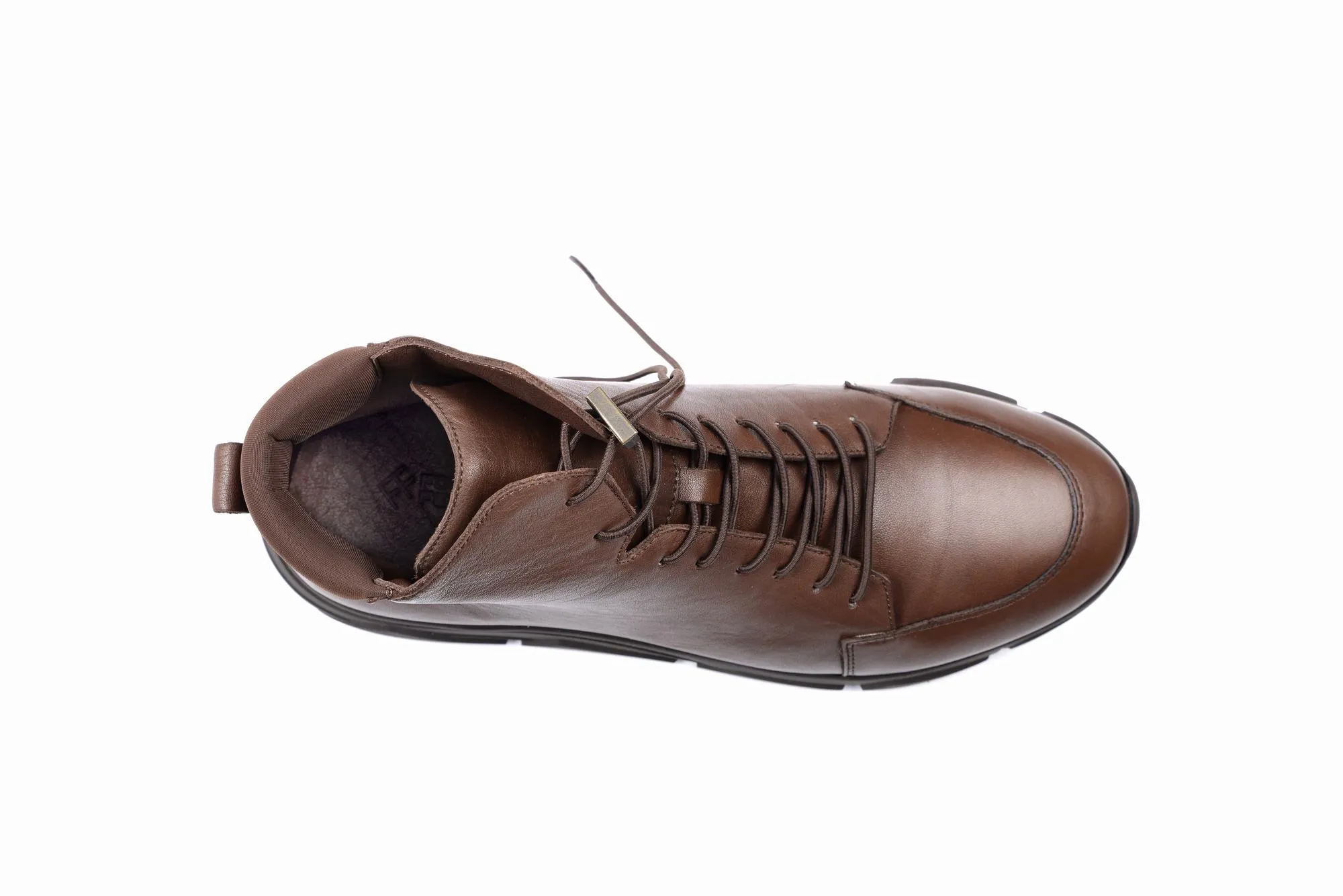 FOOT FEDERATION LACE-UP WALKING MENS BOOT BROWN