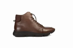 FOOT FEDERATION LACE-UP WALKING MENS BOOT BROWN