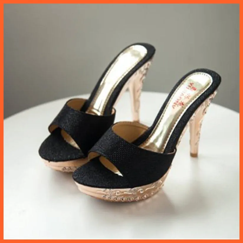 High Heels Sandal For Women | Pretty Glittery Heels