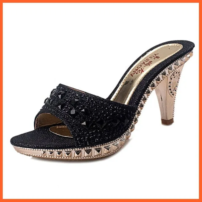 High Heels Sandal For Women | Pretty Glittery Heels