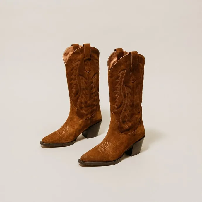 JONAK PARIS BOOTS WITH HEELS AND POINTED TOES