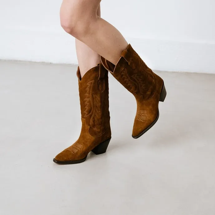 JONAK PARIS BOOTS WITH HEELS AND POINTED TOES