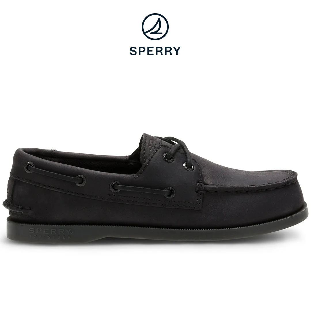 Kid's Authentic Original™ Boat Shoe Black (YB57441)