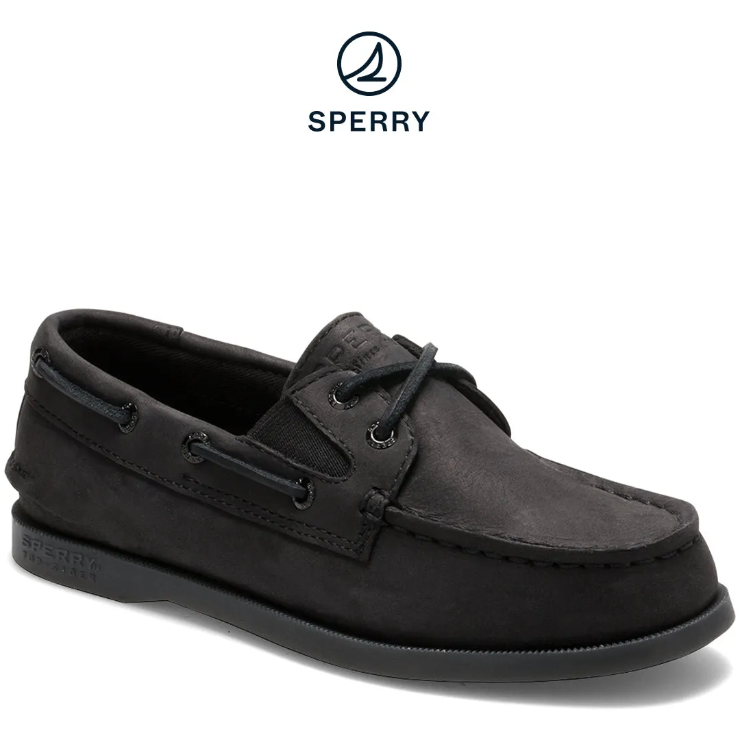 Kid's Authentic Original™ Boat Shoe Black (YB57441)