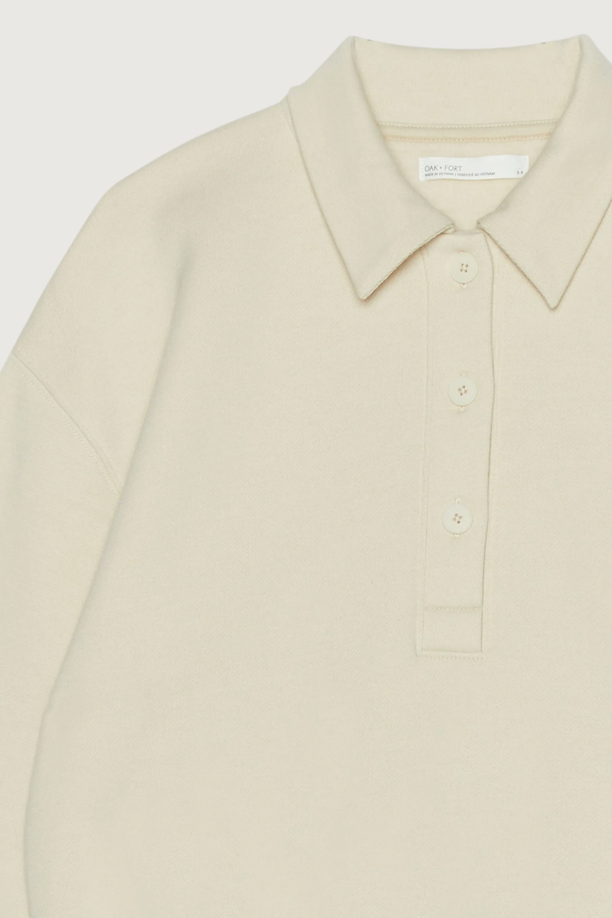 KNIT POLO TOP
