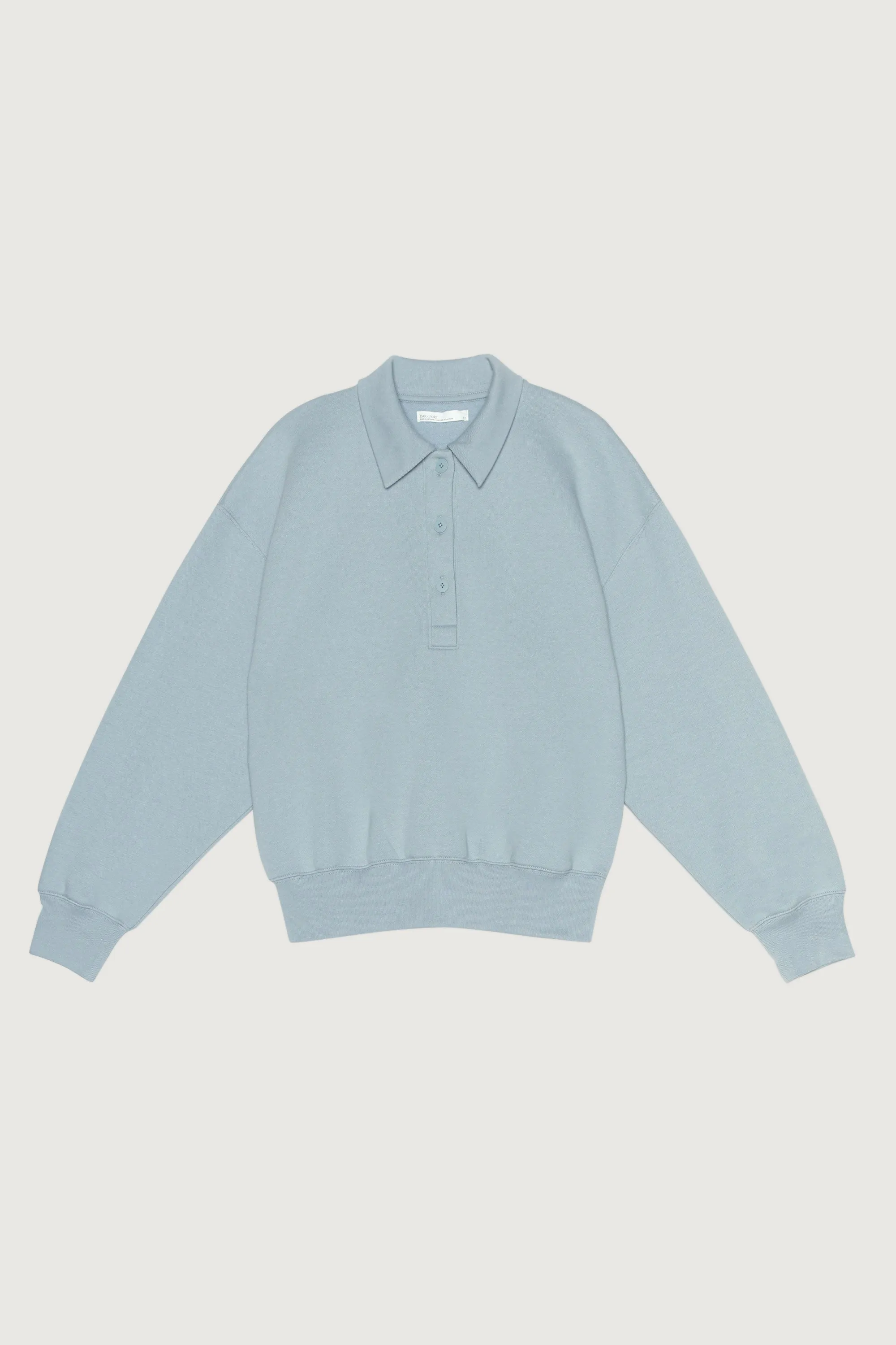 KNIT POLO TOP