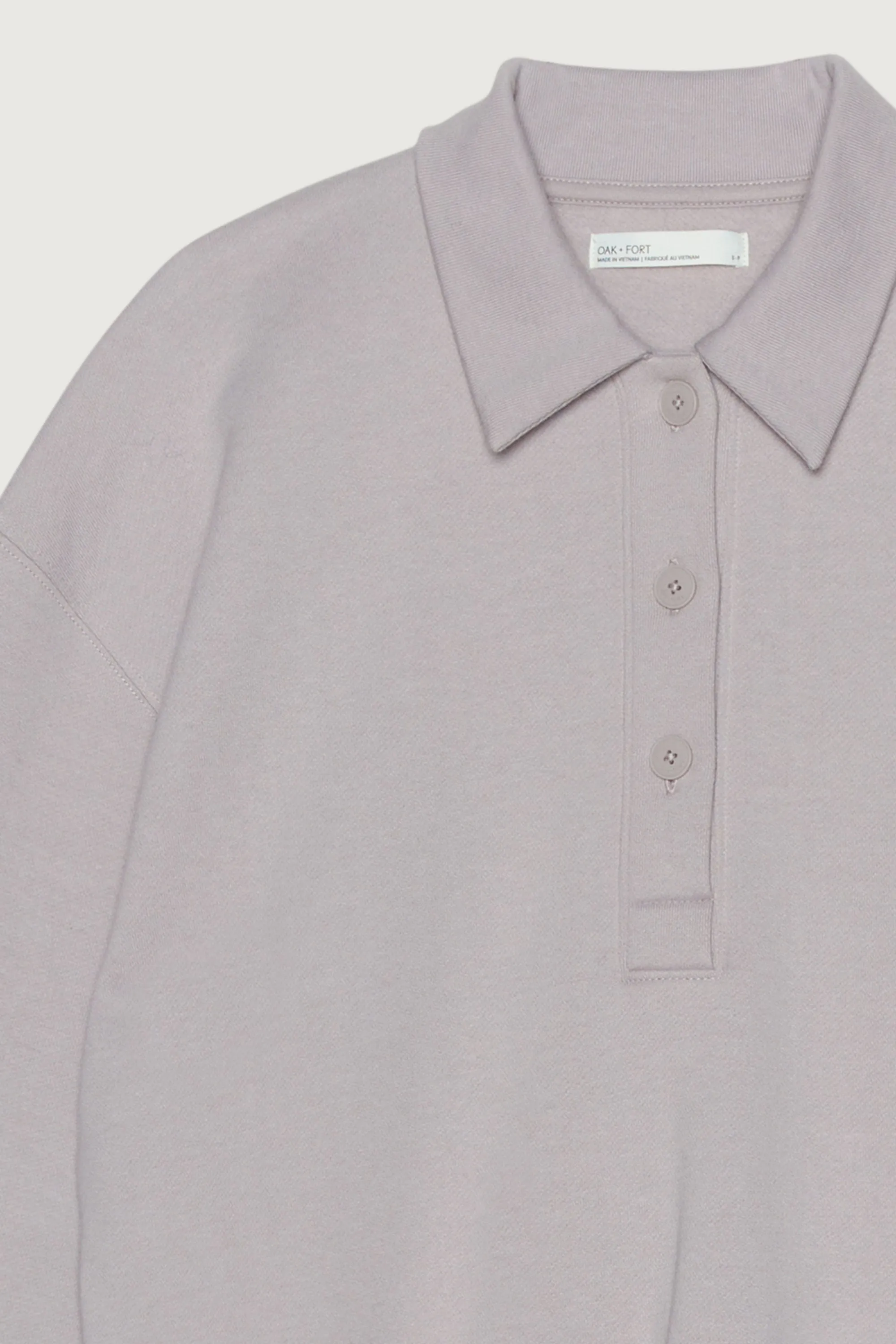 KNIT POLO TOP