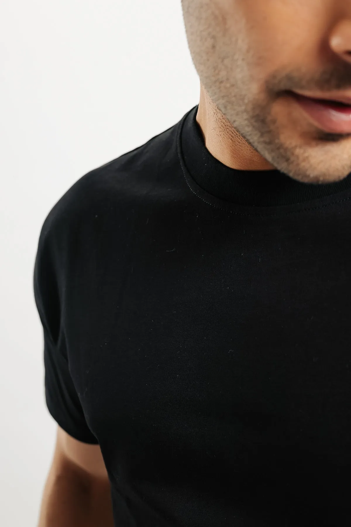 Men's Not So Basic Black Tee