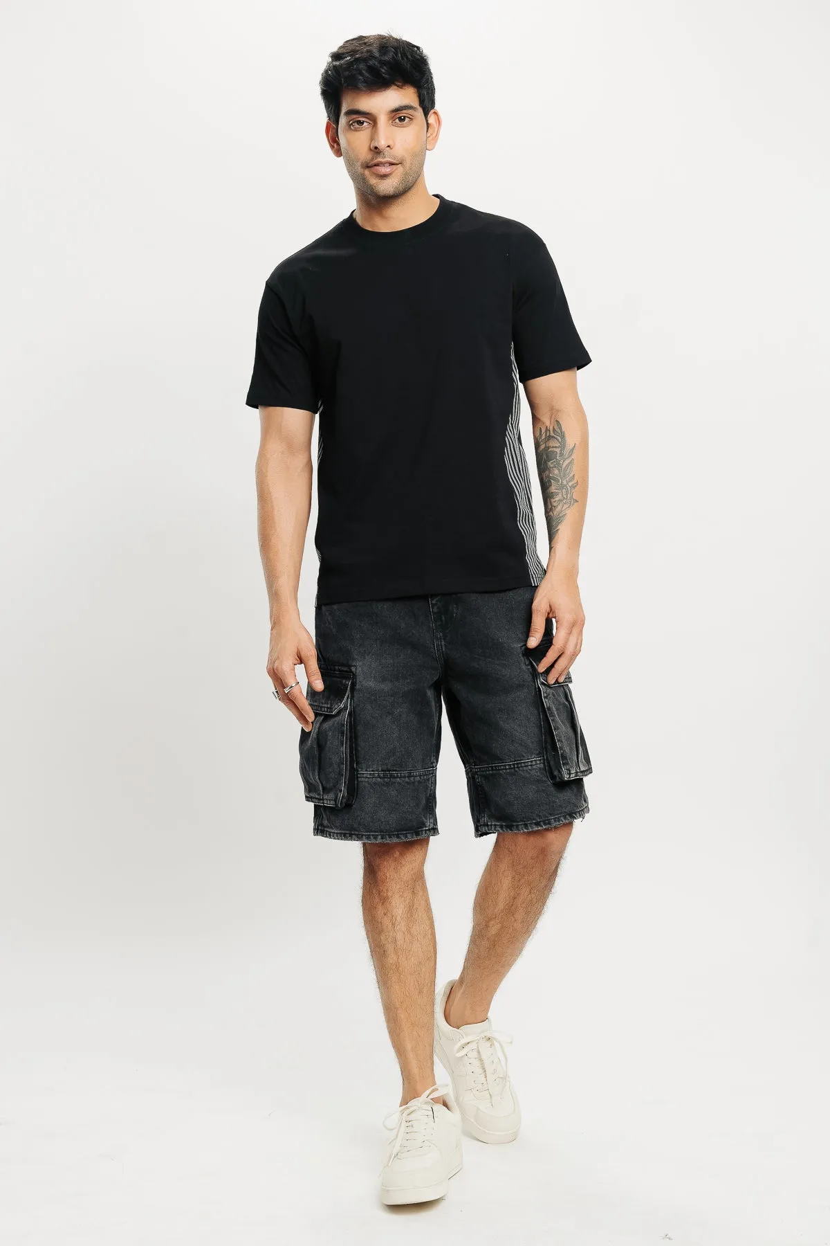 Men's Not So Basic Black Tee