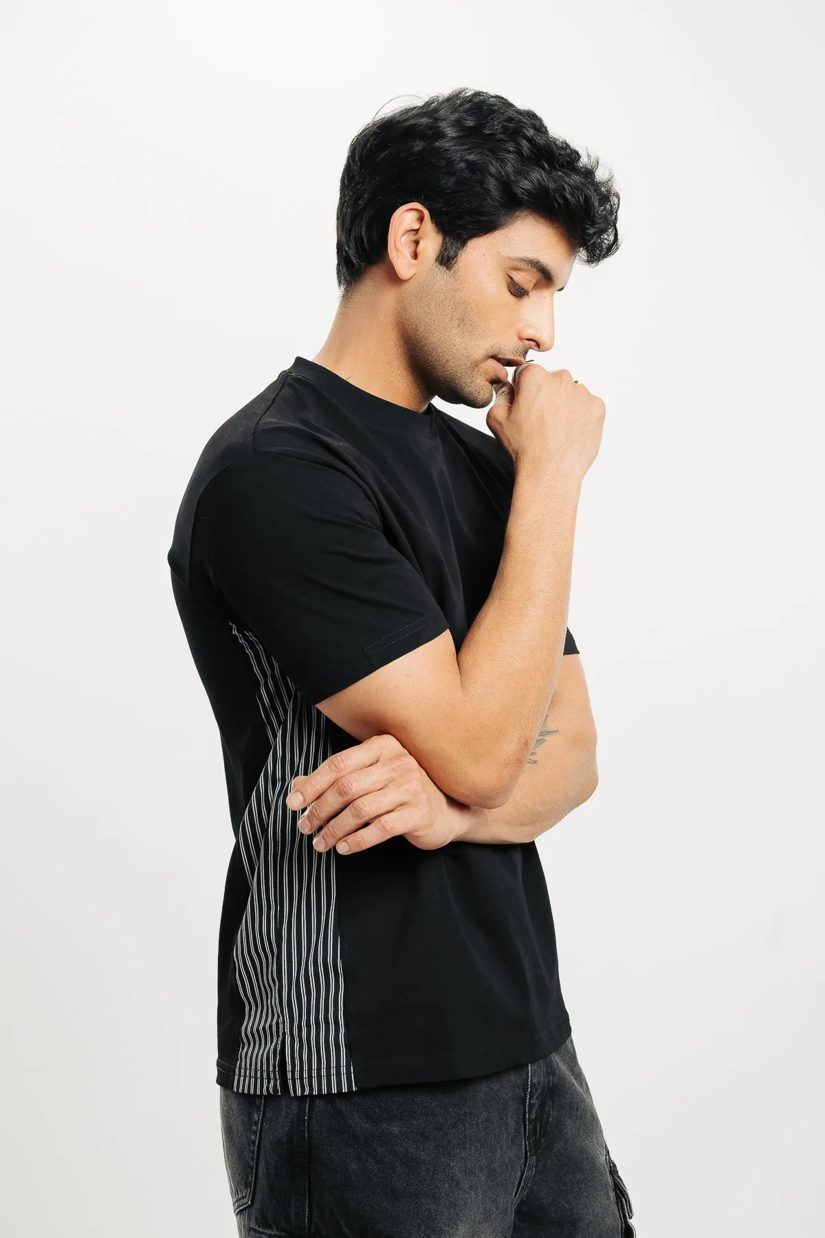 Men's Not So Basic Black Tee