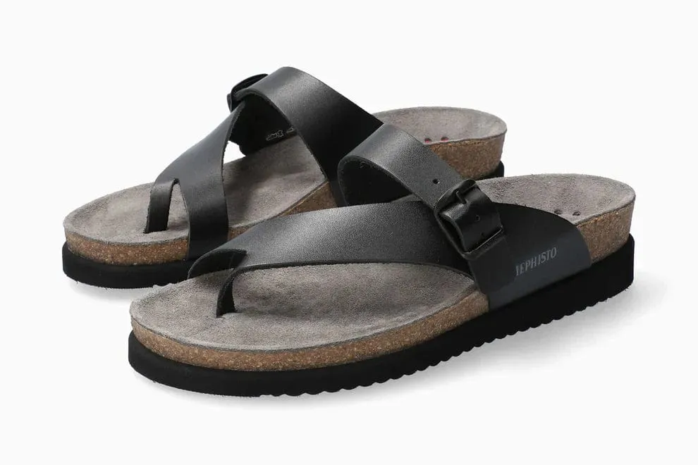Mephisto Women's Helen Sandals- Black