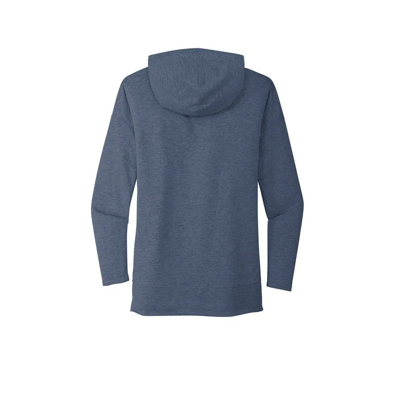 NEW SEI District  Womens Featherweight French Terry  Hoodie - Washed Indigo
