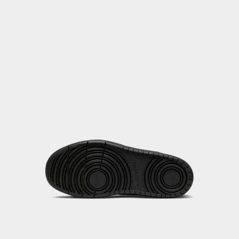 Nike Kids Court Borough Low Recraft Sneaker Black/black _ 183666 _ Black