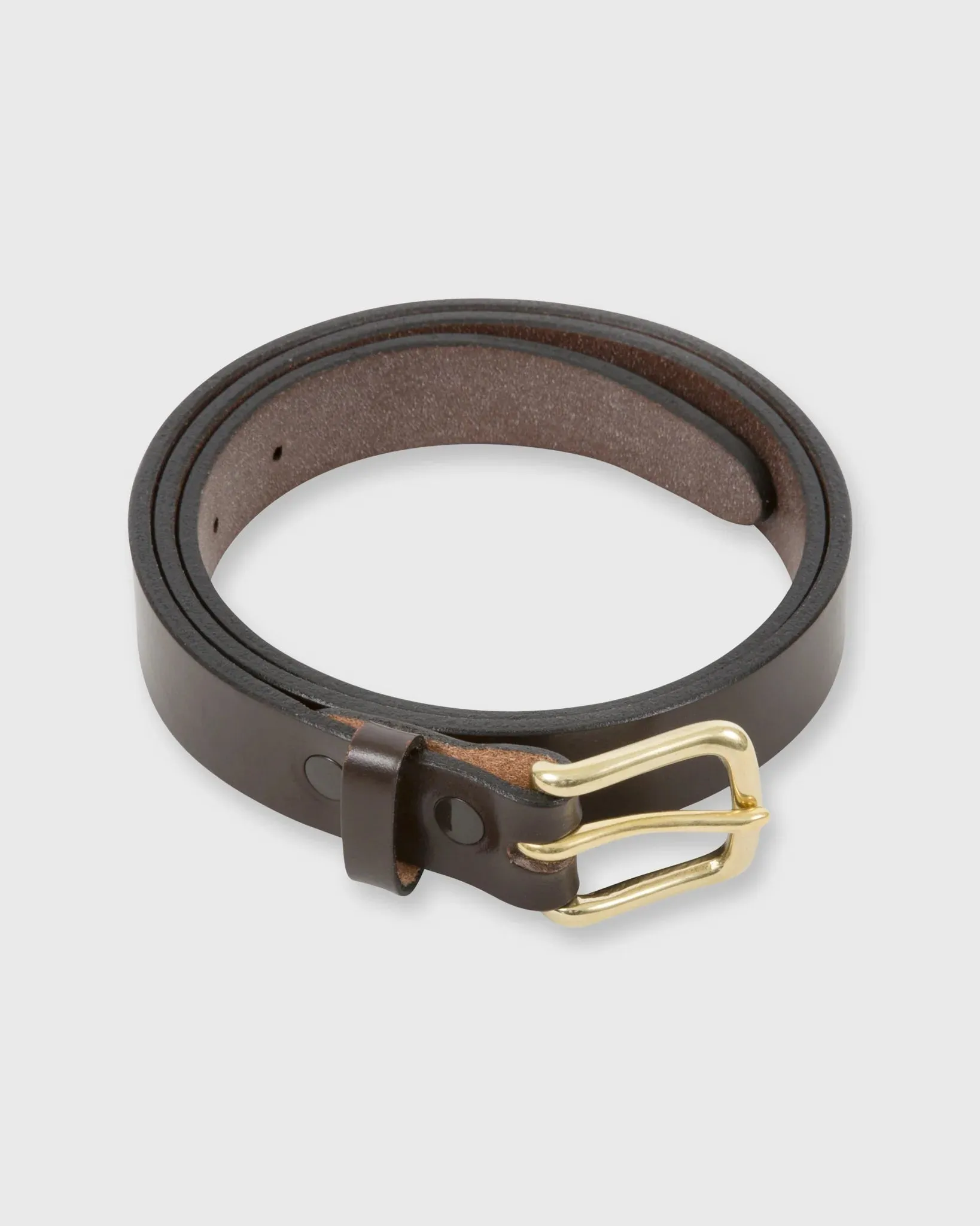 Sid Mashburn 1" Belt Chocolate Bridle