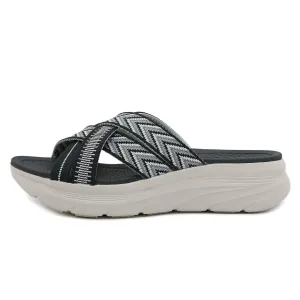 SIKETU | Cross Straps Slide Platform Wedge Sandals