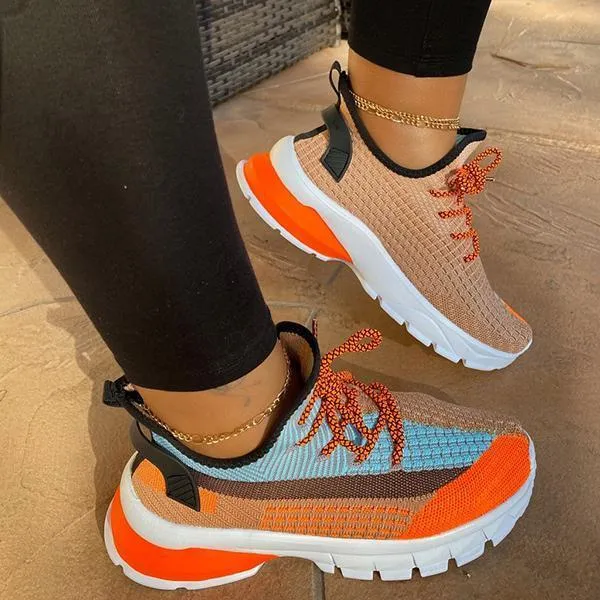 Sohiwoo  sneaker Lightweight Air Cushion Knit Comfy Running Shoes Imily Bela