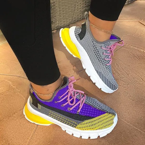 Sohiwoo  sneaker Lightweight Air Cushion Knit Comfy Running Shoes Imily Bela