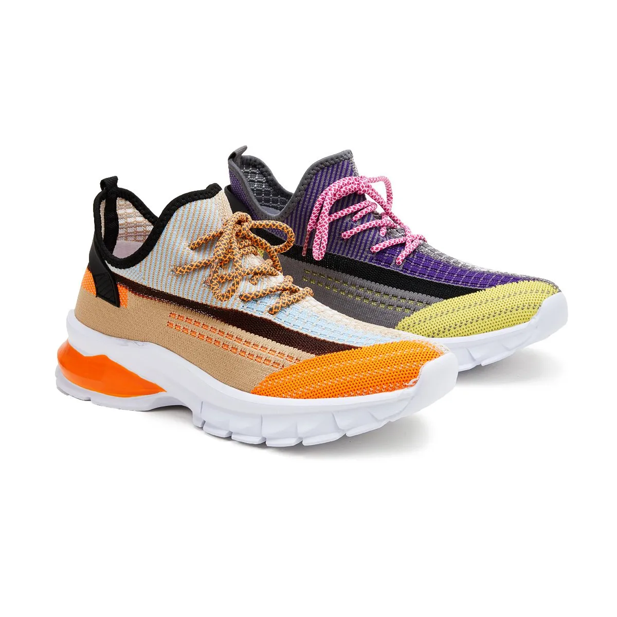 Sohiwoo  sneaker Lightweight Air Cushion Knit Comfy Running Shoes Imily Bela