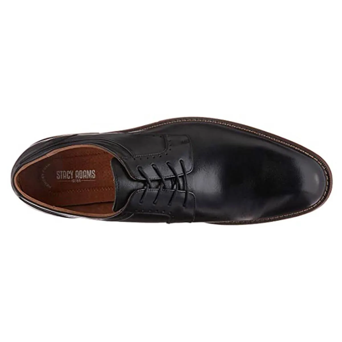 Stacy Adams Men's Oxford Shoe - Faulkner Plain Toe Black | 25305-001