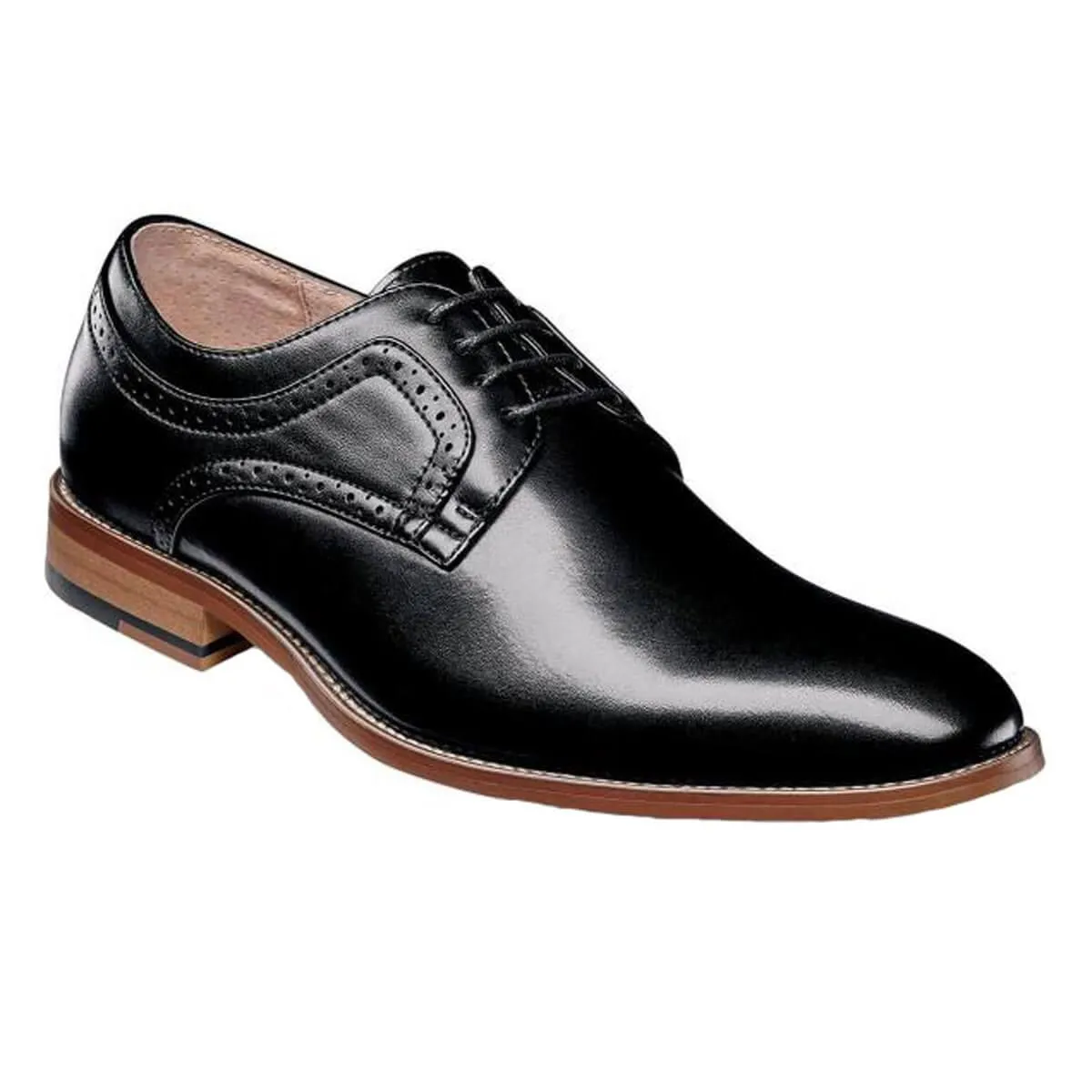 Stacy Adams Men's Oxford Shoe - Faulkner Plain Toe Black | 25305-001