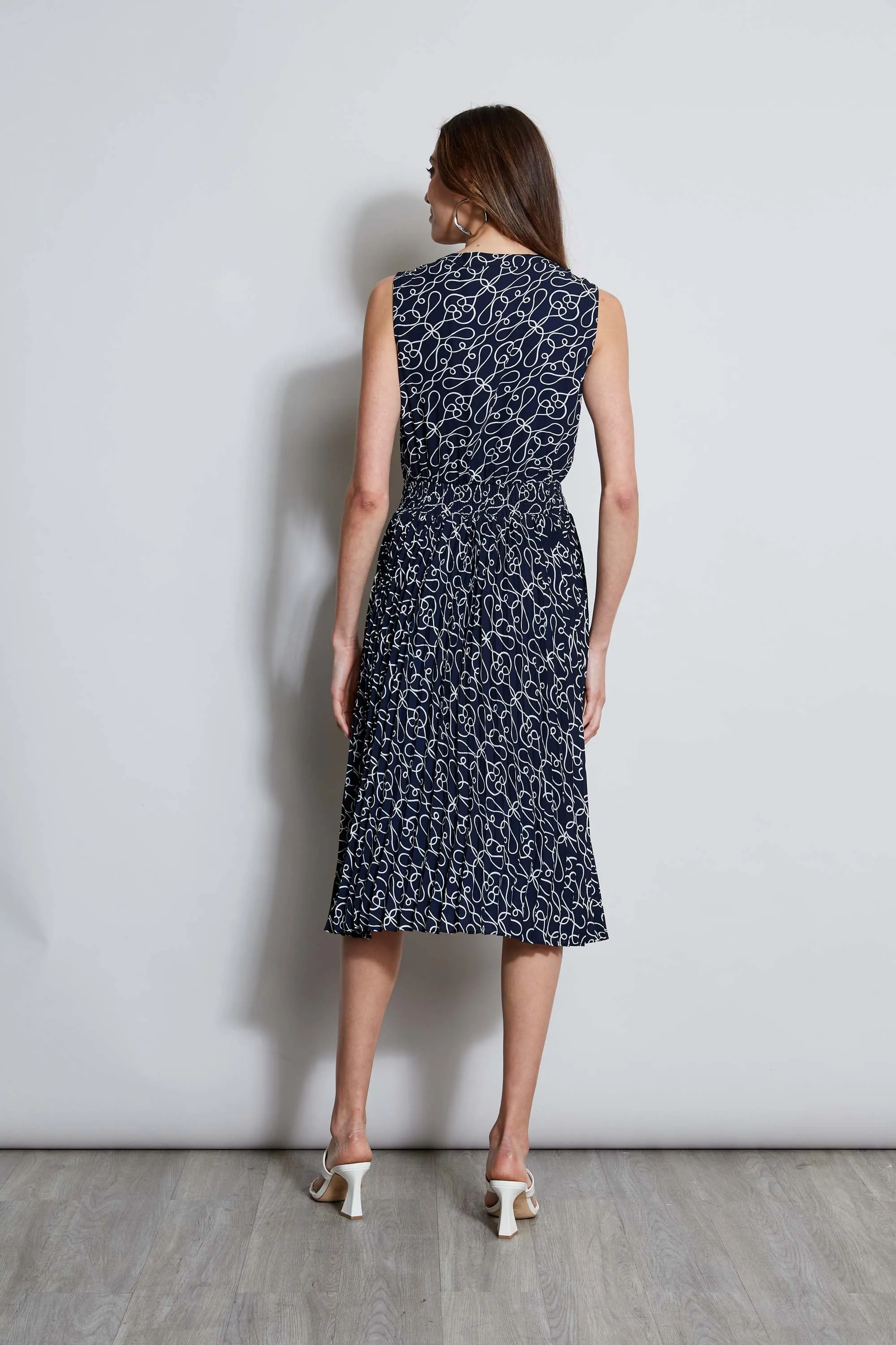 T-Tahari Knotted Dream Shirt Dress