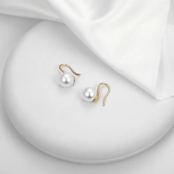 Trendy High Heels Pearl Earrings JDC-ES-b011