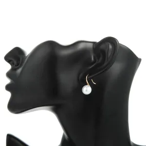 Trendy High Heels Pearl Earrings JDC-ES-b011