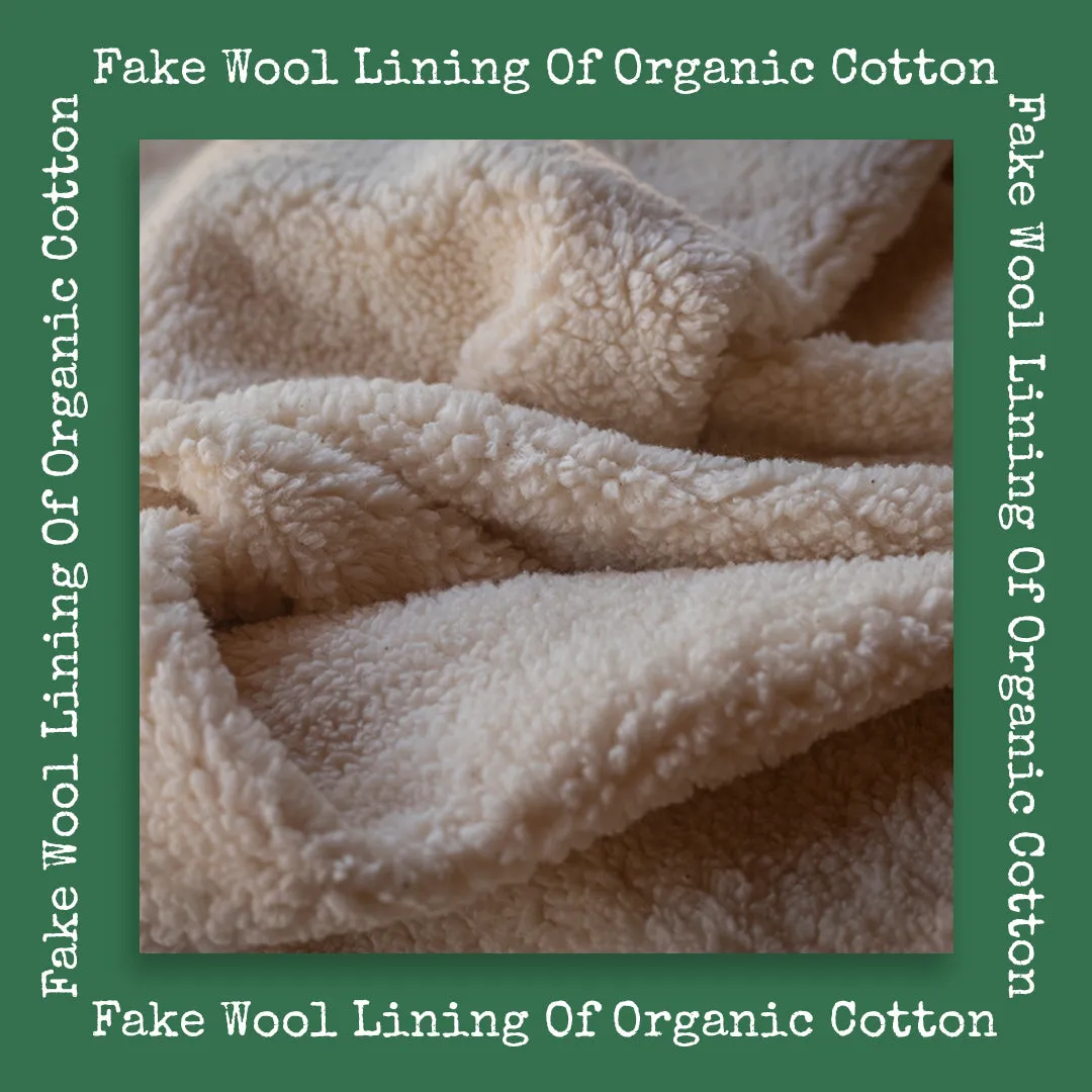 Vegan winter bootie kaki WAT005