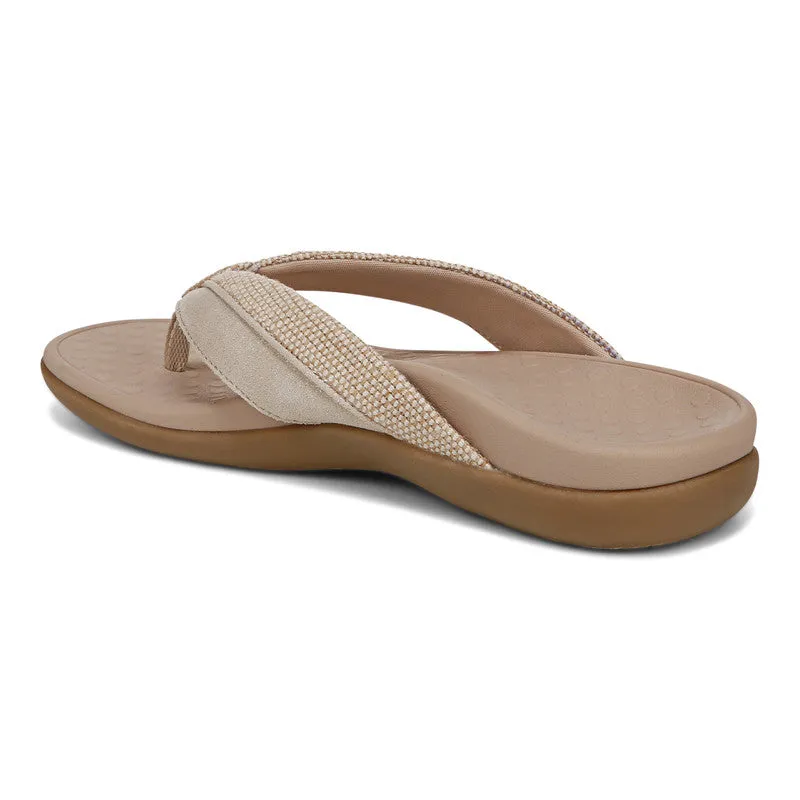 Vionic Shore Sandals - Natural Gold Leather