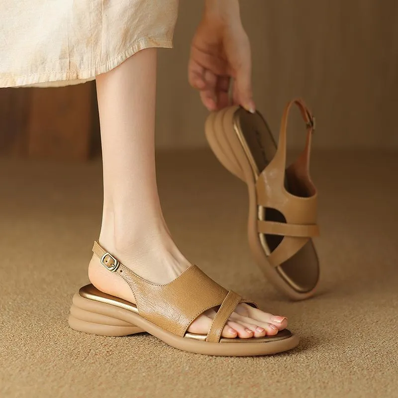 Women's Comfortable Genuine Leather Casual Sandals