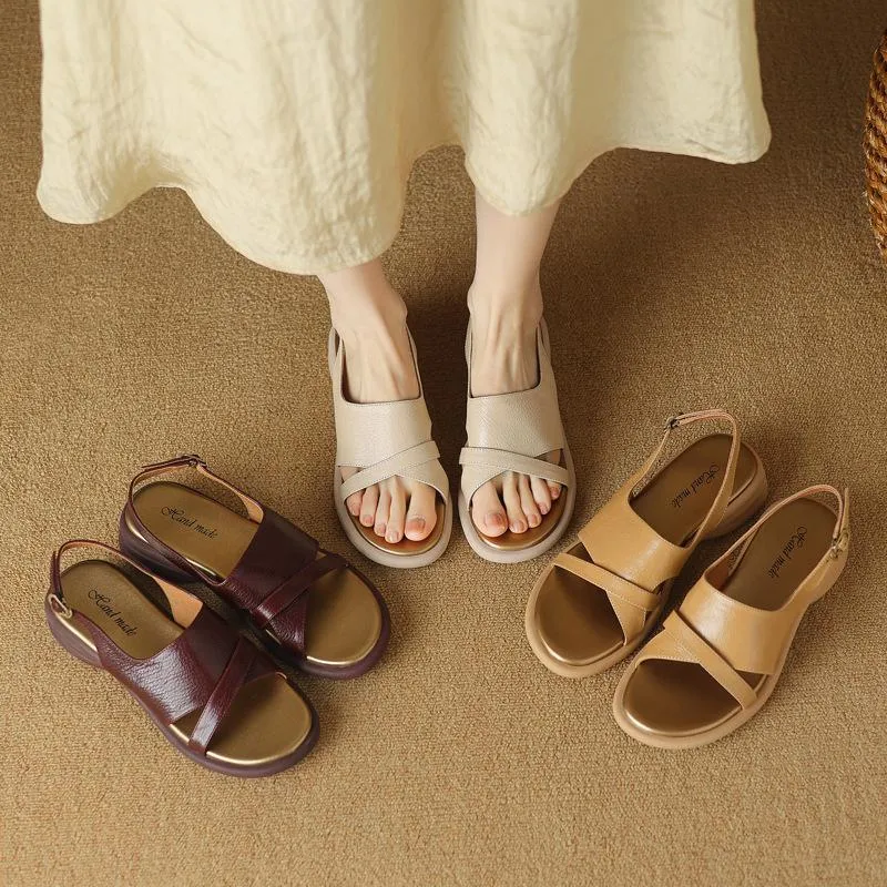 Women's Comfortable Genuine Leather Casual Sandals