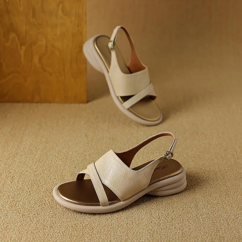 Women's Comfortable Genuine Leather Casual Sandals