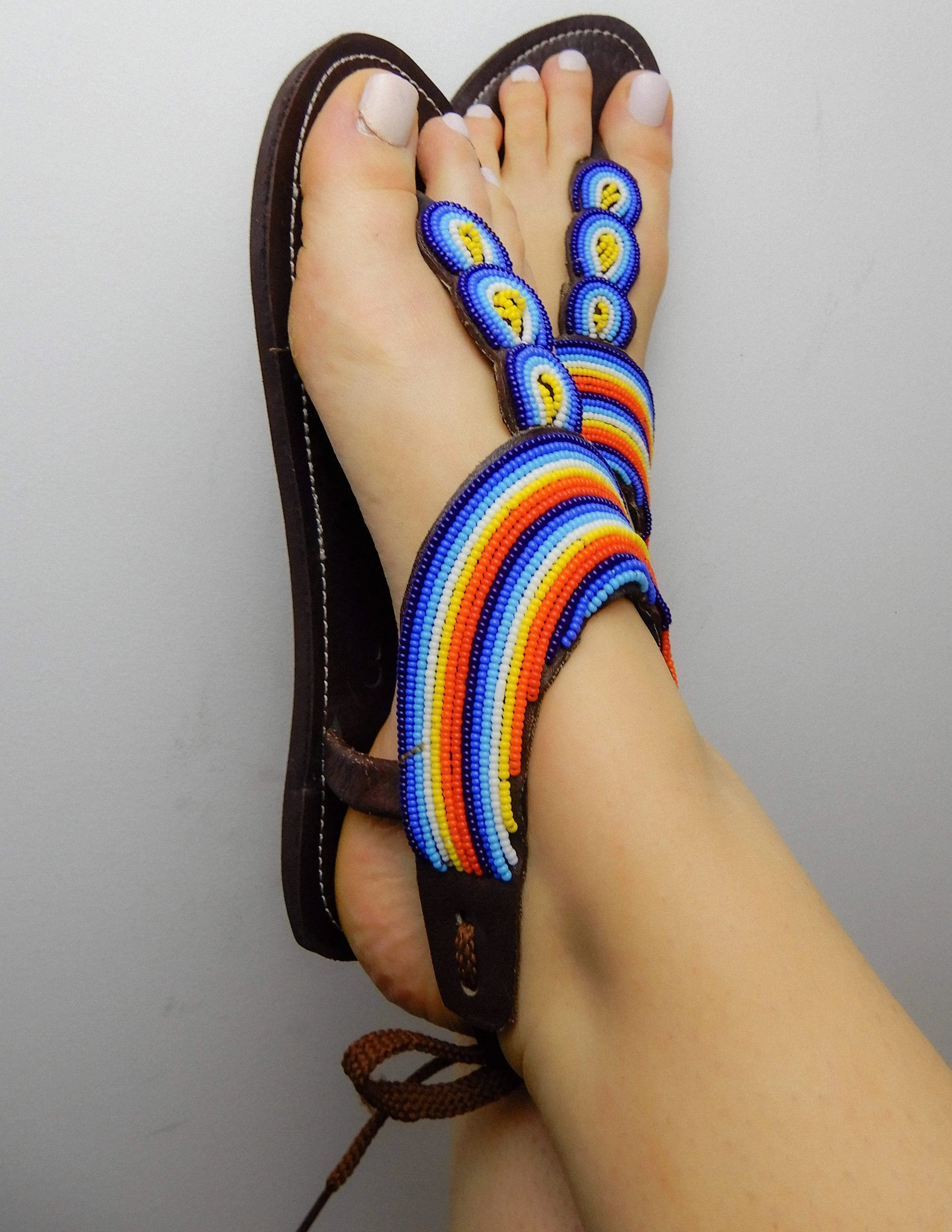 Womens Leather Sandals