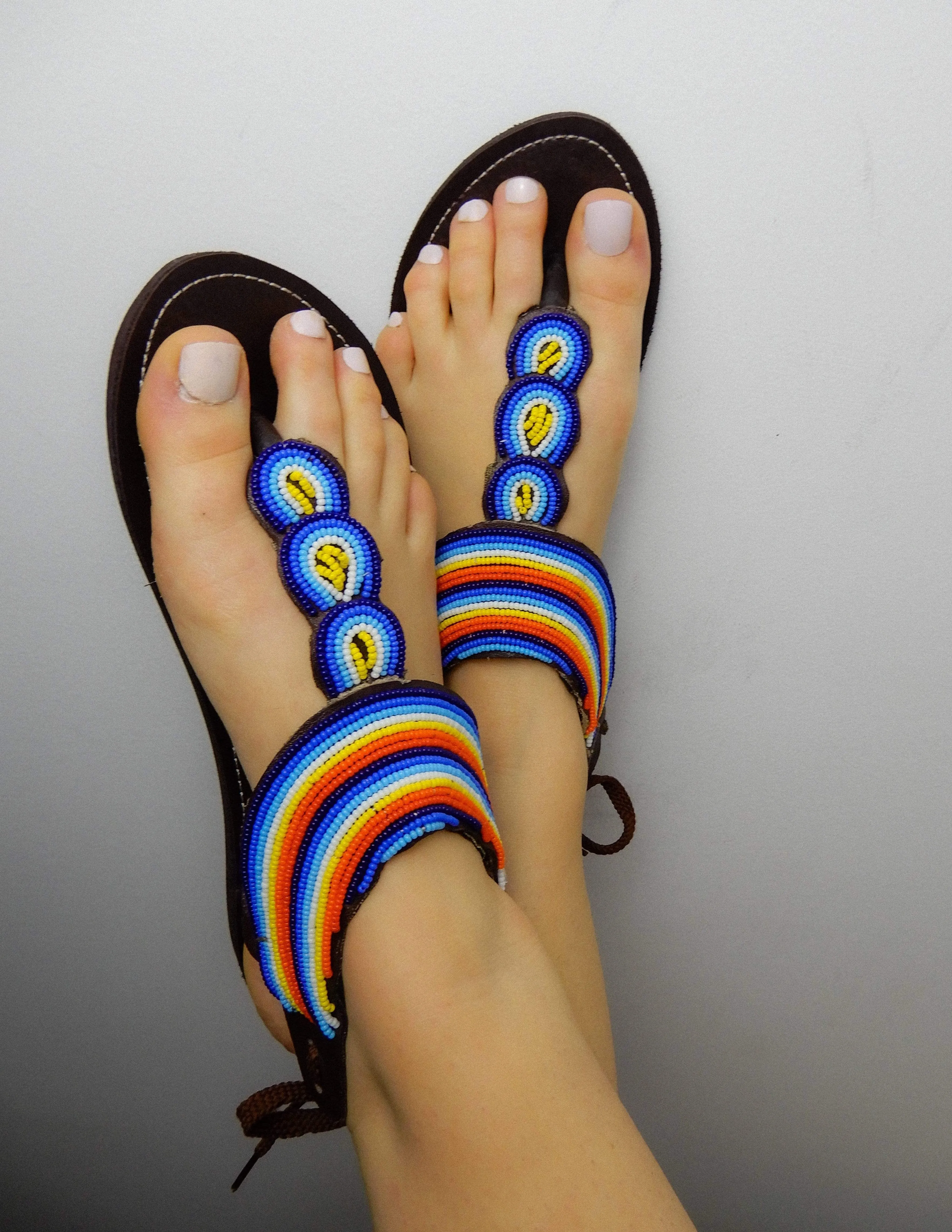 Womens Leather Sandals