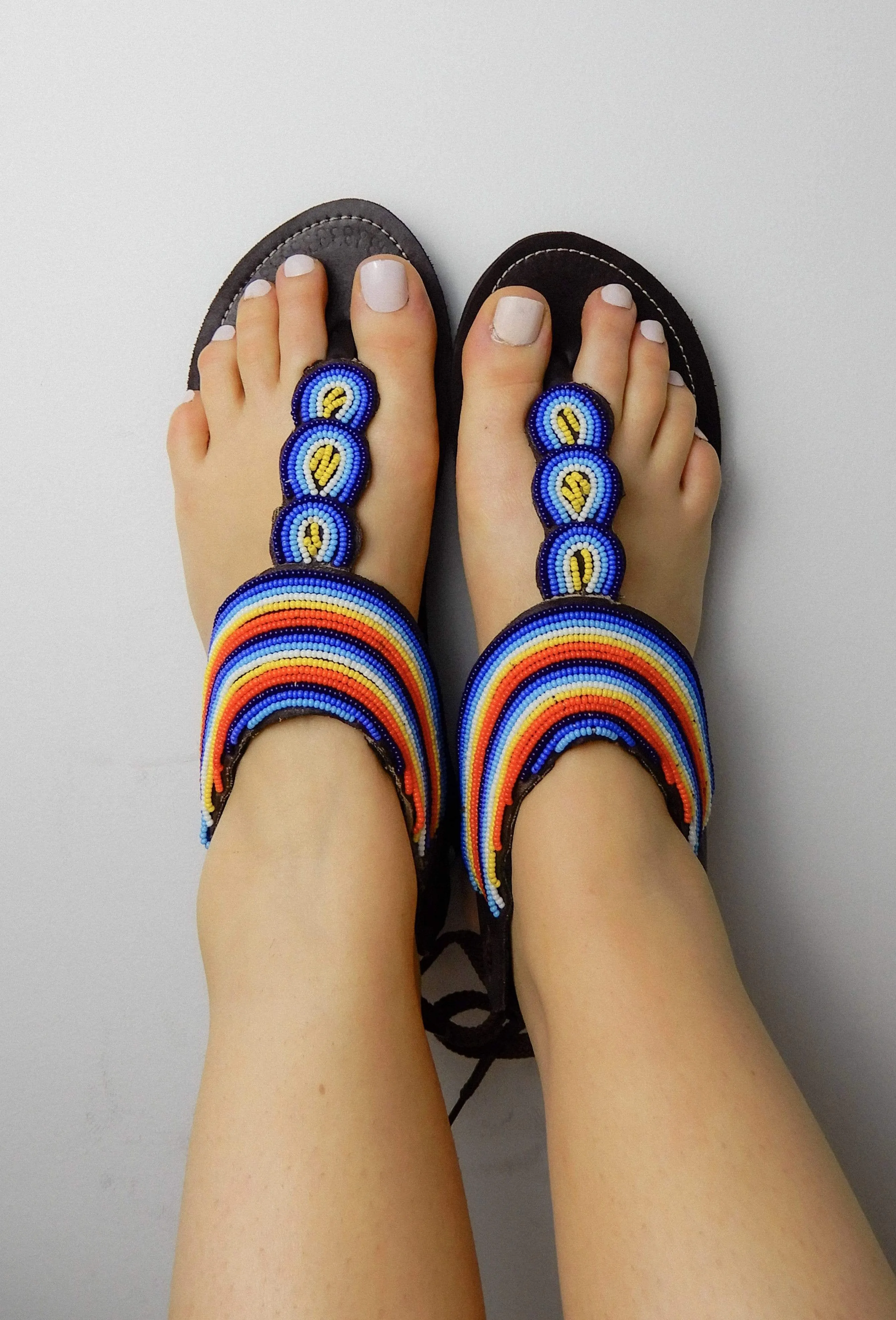 Womens Leather Sandals