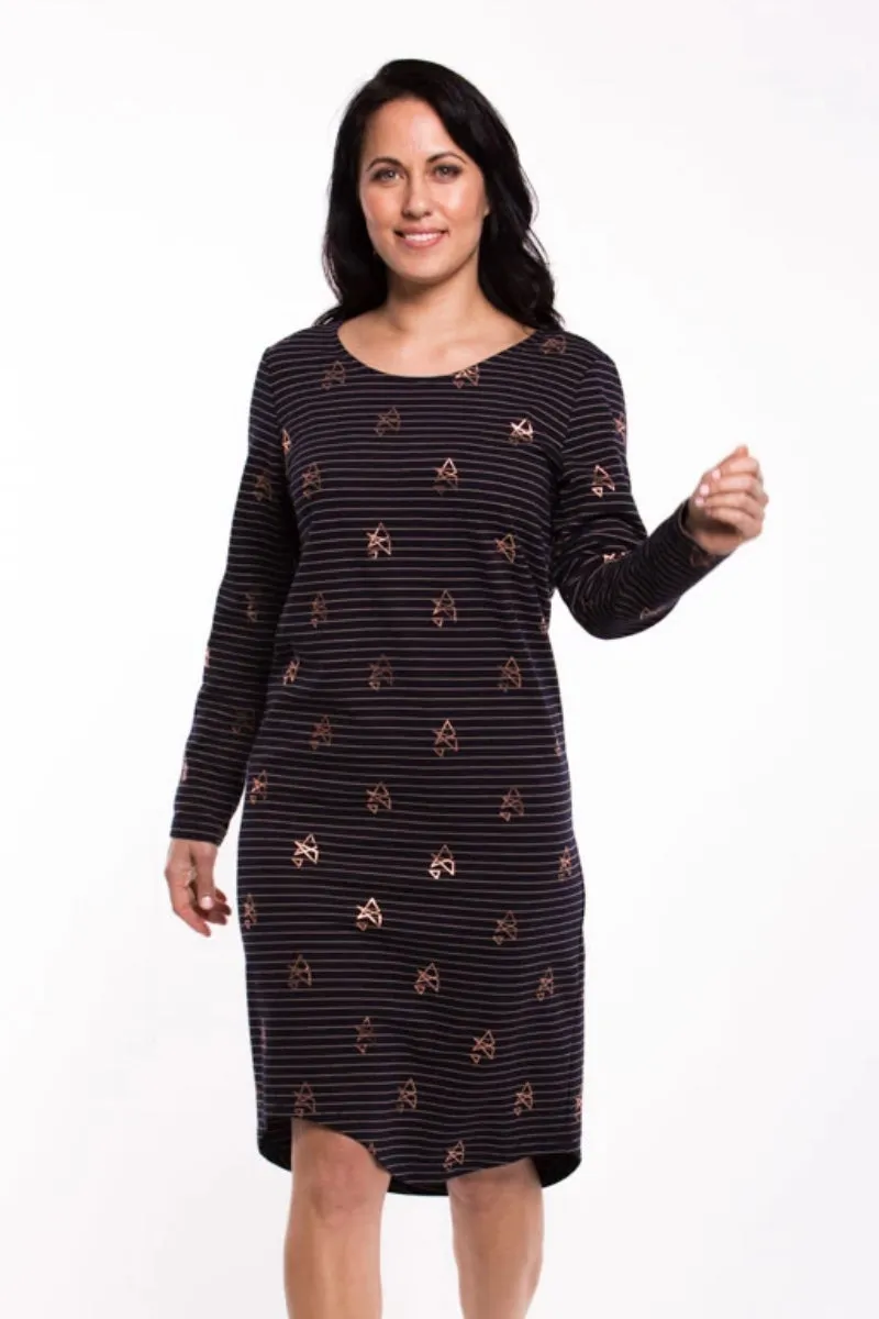 Zafina Melody Dress - Ink