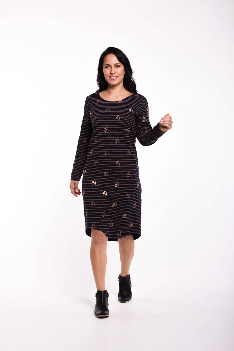 Zafina Melody Dress - Ink